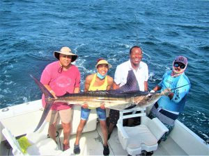 Catch & release 130 LB Striped Marlin in Cabo San Lucas on 8/3/2021
