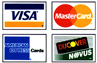 VISA MASTER CARD AMEX DISCOVER